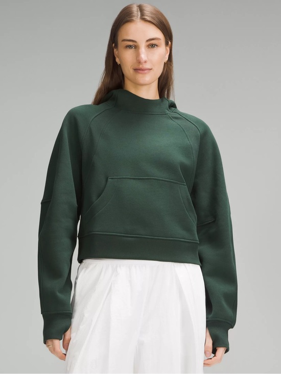 lululemon athletica Tops - Lululemon Scuba Oversized Hoodie Legacy Green xs small